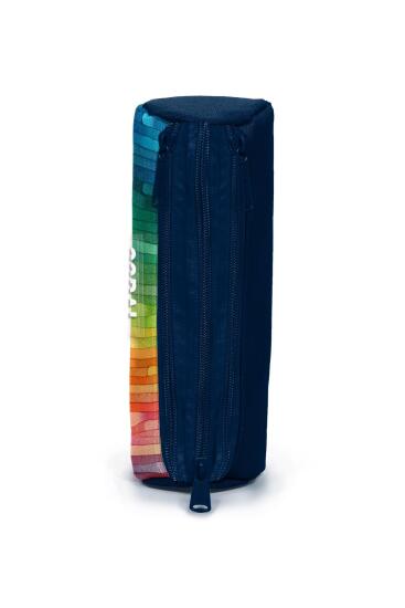 Coral High Kids Lacivert Renkli Çizgili Üç Bölmeli Kalem Çantası 11190 - 2