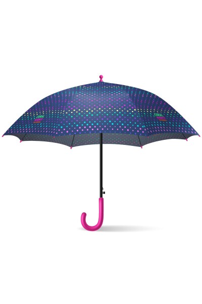 Coral High Kids Lacivert Renkli Puantiyeli Çocuk Şemsiyesi 12668 - 5
