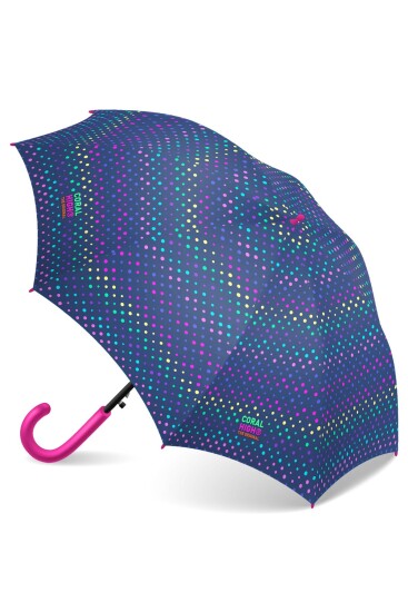 Coral High Kids Lacivert Renkli Puantiyeli Çocuk Şemsiyesi 12668 - Coral High KIDS