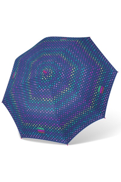 Coral High Kids Lacivert Renkli Puantiyeli Çocuk Şemsiyesi 12668 - 3