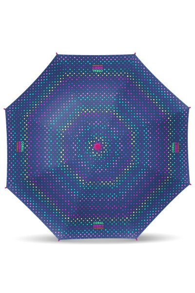 Coral High Kids Lacivert Renkli Puantiyeli Çocuk Şemsiyesi 12668 - 2
