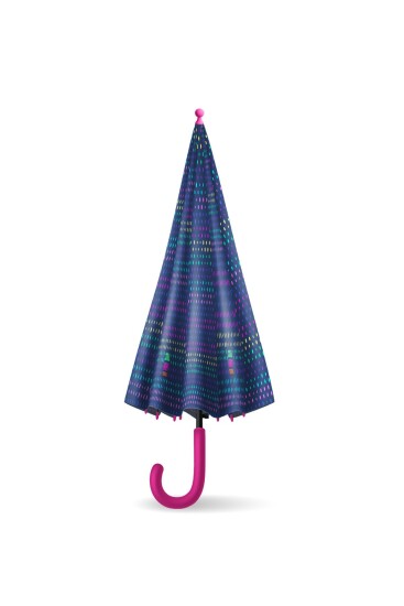 Coral High Kids Lacivert Renkli Puantiyeli Çocuk Şemsiyesi 12668 - 6