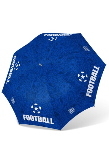 Coral High Kids Lacivert Saks Futbol Desenli Çocuk Şemsiyesi 36119 - 3