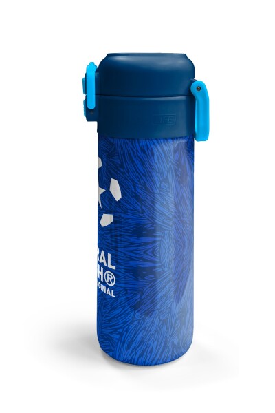 Coral High Kids Lacivert Saks Futbol Desenli Pipetli ve Direkt İçim Çelik Termos 500 ml 31897 - 6