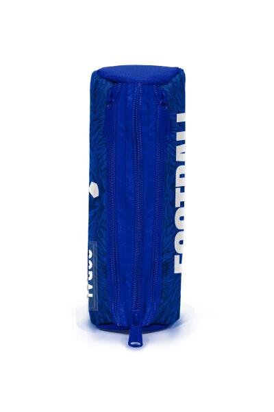 Coral High Kids Lacivert Saks Futbol Desenli Üç Bölmeli Kalem Çantası 11197 - 2