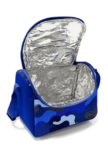 Coral High Kids Lacivert Saks Kamuflaj Desenli Thermo Beslenme Çantası 22789 - 4