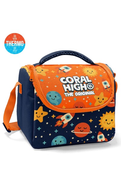 Coral High Kids Lacivert Uzay Desenli Thermo Beslenme Çantası 37160 - 1