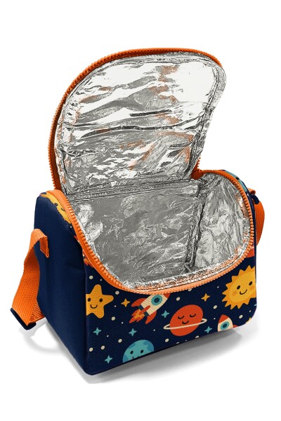 Coral High Kids Lacivert Uzay Desenli Thermo Beslenme Çantası 37160 - 5