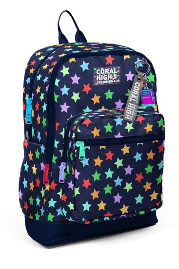 Coral High Kids Lacivert Yıldız Desenli Okul Sırt Çantası 33209 