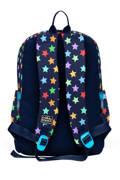 Coral High Kids Lacivert Yıldız Desenli Okul Sırt Çantası 33209 - 2