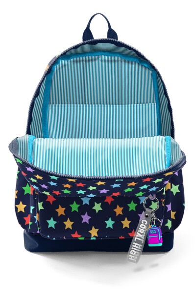 Coral High Kids Lacivert Yıldız Desenli Okul Sırt Çantası 33209 - 3
