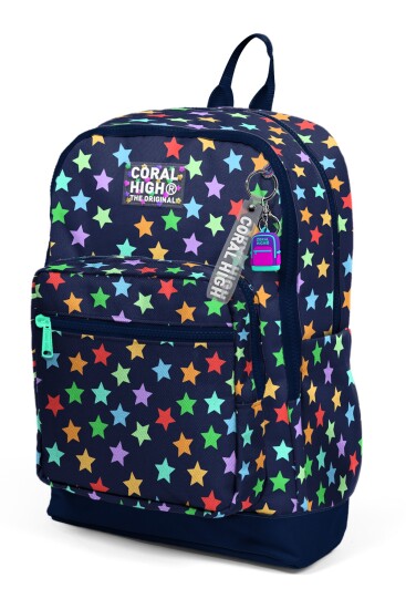 Coral High Kids Lacivert Yıldız Desenli Okul Sırt Çantası 33209 - 6