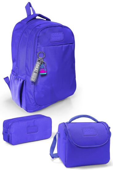 Coral High Kids Lavanta 3’lü Okul Çanta Seti SET0114402 