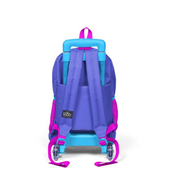 Coral High Kids Lavanta Çekçekli 3'lü Çanta Seti SET0123903 - 5