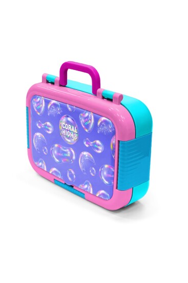 Coral High Kids Lavanta Pembe Baloncuk Desenli Paslanmaz Çelik Beslenme Kabı 39309 - 4