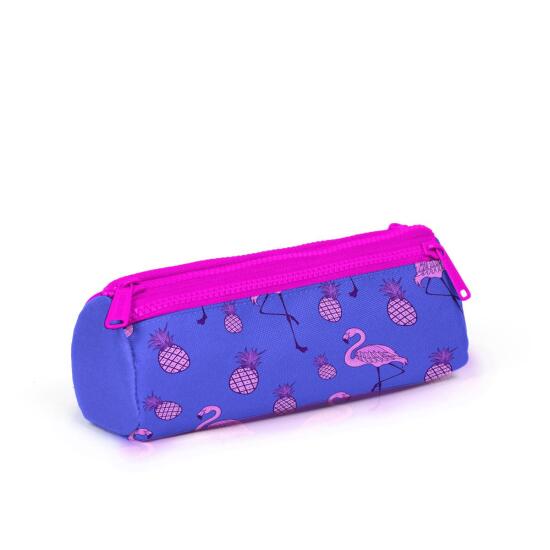 Coral High Kids Lavanta Pembe Flamingo Desenli Çekçekli 3'lü Çanta Seti SET0123132 - 6