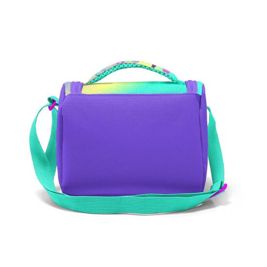 Coral High Kids Lavanta Su Yeşili Unicorn Desenli Çekçekli 3'lü Çanta Seti SET0123929 - 6