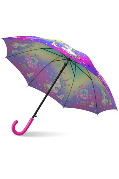 Coral High Kids Lavanta Su Yeşili Unicorn Desenli Çocuk Şemsiyesi 12662 - 4