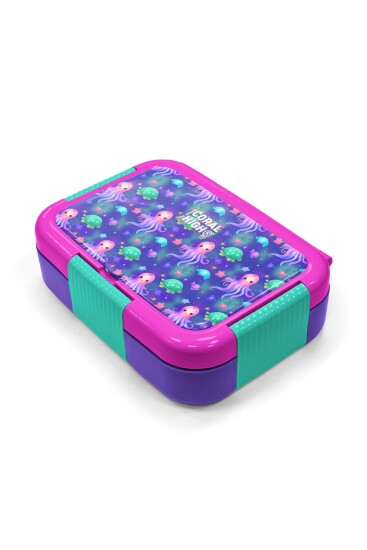 Coral High Kids Lavanta Turkuaz Deniz Temalı Desenli Paslanmaz Çelik Beslenme Kabı 39300 - 2