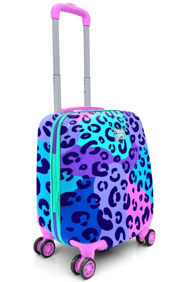 Coral High Kids Leopar Desenli Çocuk Valizi 16787 - 6