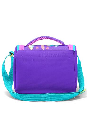 Coral High Kids Lila Turkuaz Dondurma ve Anime Desenli Thermo Beslenme Çantası 11789 - 3