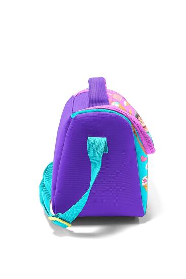 Coral High Kids Lila Turkuaz Dondurma ve Anime Desenli Thermo Beslenme Çantası 11789 - 2