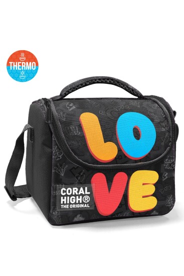 Coral High Kids Love Desenli Thermo Beslenme Çantası 37130 - Coral High