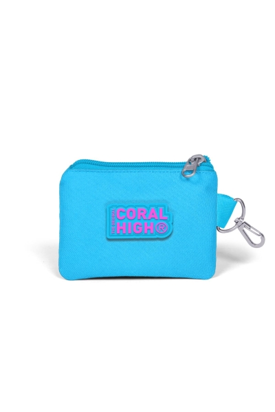 Coral High Kids Mavi Pembe Denizkızı Desenli Bozuk Para Çantası 21865 - 2