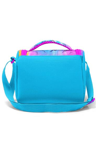 Coral High Kids Mavi Pembe Flamingo Desenli 3’lü Okul Çanta Seti SET0123730 - 6