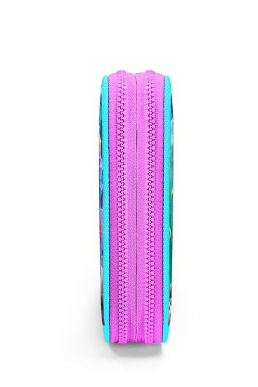 Coral High Kids Mavi Su Yeşili Denizatı Desenli Çift Katlı Kalem Çanta 11144 - 9