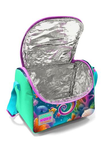 Coral High Kids Mavi Su Yeşili Denizatı Desenli Thermo Beslenme Çantas 11788 - 4