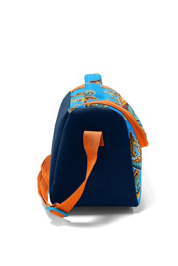 Coral High Kids Mavi Turuncu Dinozor Desenli Thermo Beslenme Çantası 12793 - 2