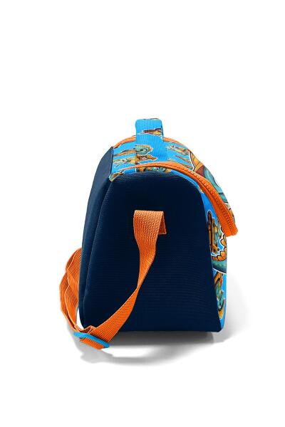 Coral High Kids Mavi Turuncu Dinozor Desenli Thermo Beslenme Çantası 12793 - 2