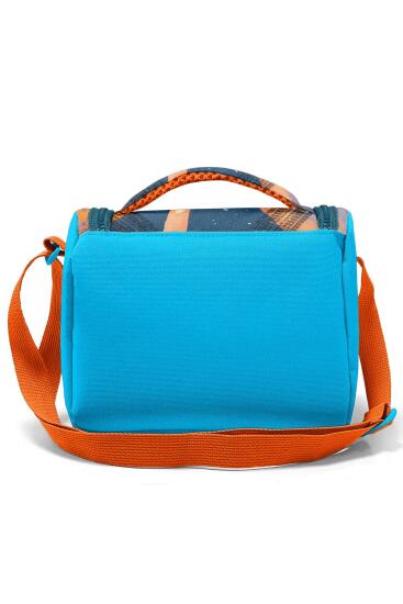 Coral High Kids Mavi Turuncu High Wheels Truck Desenli Thermo Beslenme Çantası 11794 - 3