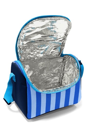 Coral High Kids Mavi Yeşil Çizgili Thermo Beslenme Çantası 37111 - 4