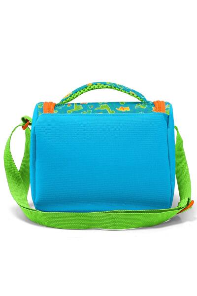 Coral High Kids Mavi Yeşil Dinozor Desenli Thermo Beslenme Çantası 12792 - 3
