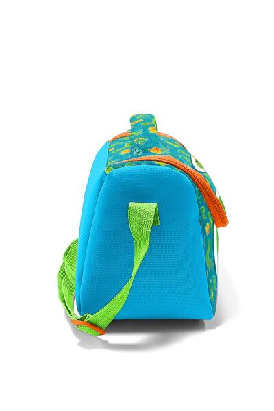Coral High Kids Mavi Yeşil Dinozor Desenli Thermo Beslenme Çantası 12792 - 2