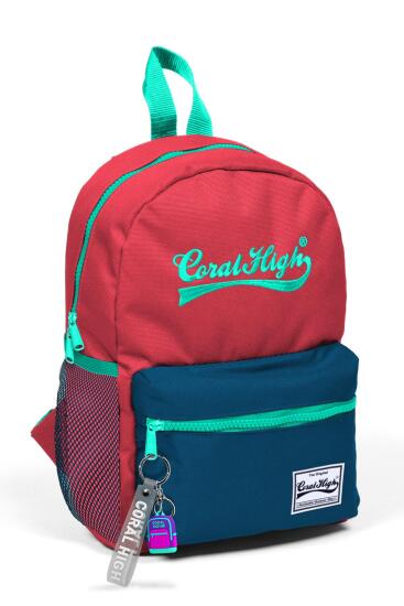 Minik Yuva Sırt Çantası Mercan Çivit İki Bölmeli 23143 - Coral High KIDS