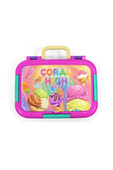 Coral High Kids Milka Dondurma Desenli Paslanmaz Çelik Beslenme Kabı 39154 - 5