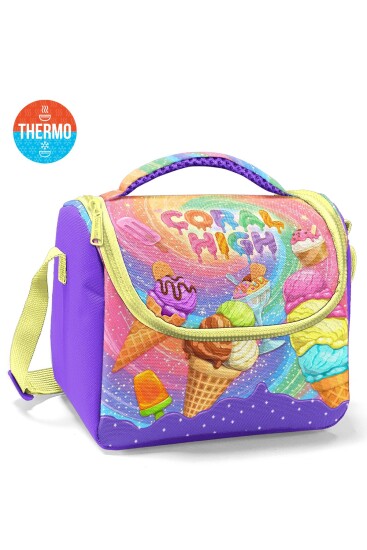 Coral High Kids Milka Dondurma Desenli Thermo Beslenme Çantası 37154 
