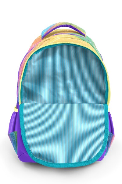 Coral High Kids Milka Dondurma Desenli Üç Bölmeli Okul Sırt Çantası 33254 - 6