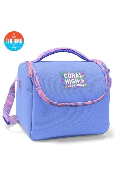 Coral High Kids Milka Geometrik Desenli Thermo Beslenme Çantası 37127 
