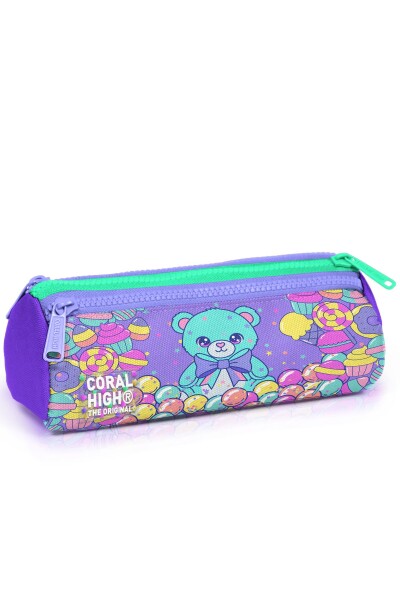 Coral High Kids Milka Şeker Ayıcık Desenli Desenli 3’lü Okul Çanta Seti SET0133205 - 4