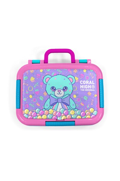 Coral High Kids Milka Şeker Ayıcık Desenli Paslanmaz Çelik Beslenme Kabı 39105 - 5