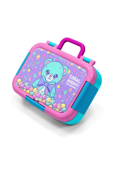 Coral High Kids Milka Şeker Ayıcık Desenli Paslanmaz Çelik Beslenme Kabı 39105 