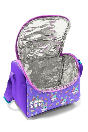 Coral High Kids Milka Su Yeşili Tavşan Desenli Thermo Beslenme Çantası 37155 - 4