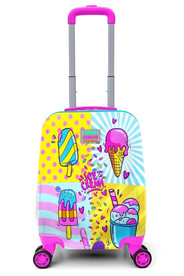 Coral High Kids Mixed Dondurma Desenli Çocuk Valizi 16775 