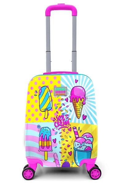 Coral High Kids Mixed Dondurma Desenli Çocuk Valizi 16775 - 1