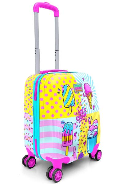 Coral High Kids Mixed Dondurma Desenli Çocuk Valizi 16775 - 8