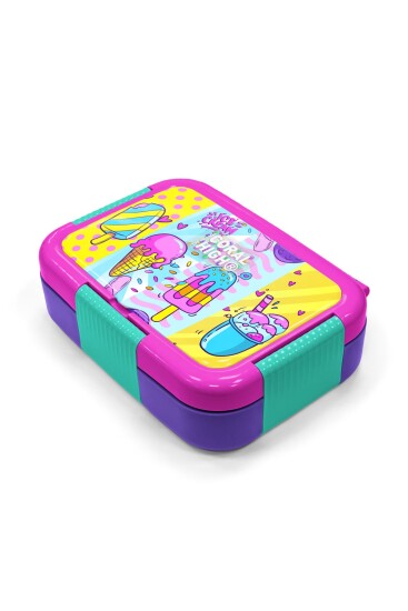 Coral High Kids Mixed Dondurma Desenli Desenli Paslanmaz Çelik Beslenme Kabı 39329 - 2